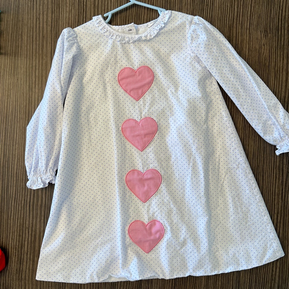 Cecil and Lou super soft lined heart dress